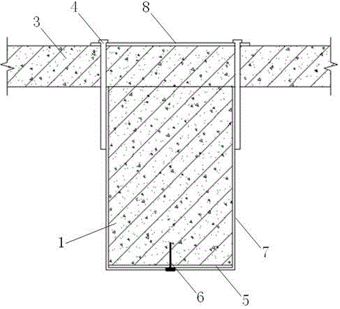 Reinforcement method and structure for improving post-installed anchorage shear bearing capacity of concrete beam