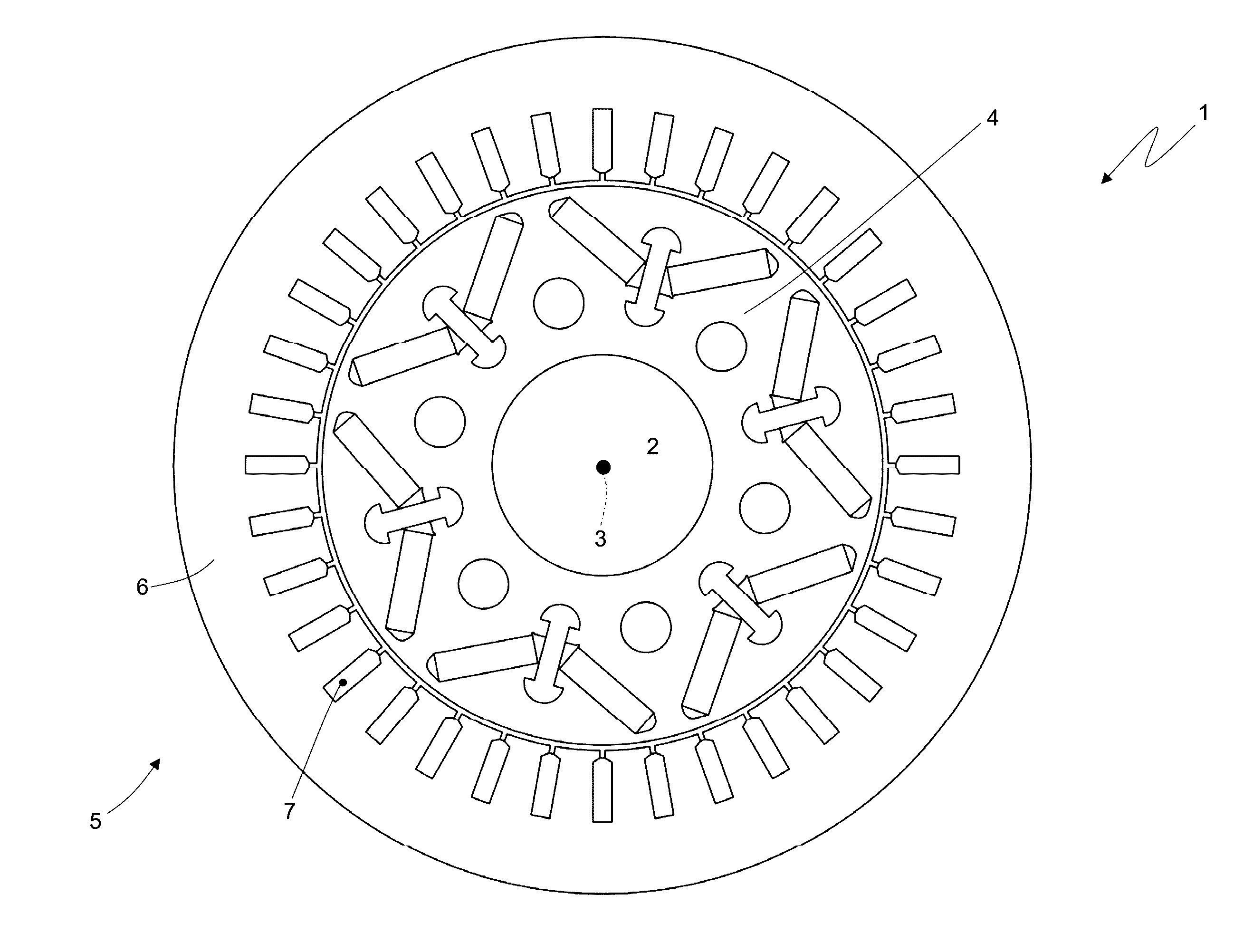 Method to construct an electric machine having a stator winding with rigid bars