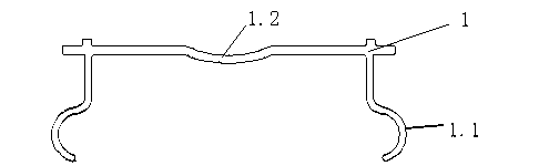 Keel installation assembly used for building photovoltaic components