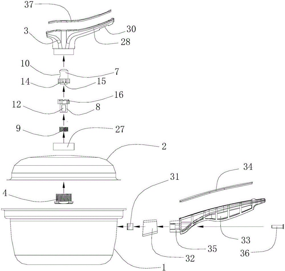 Multifunctional cooking utensil with purge valve