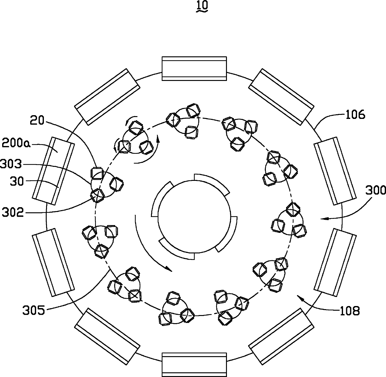 Sputtering device