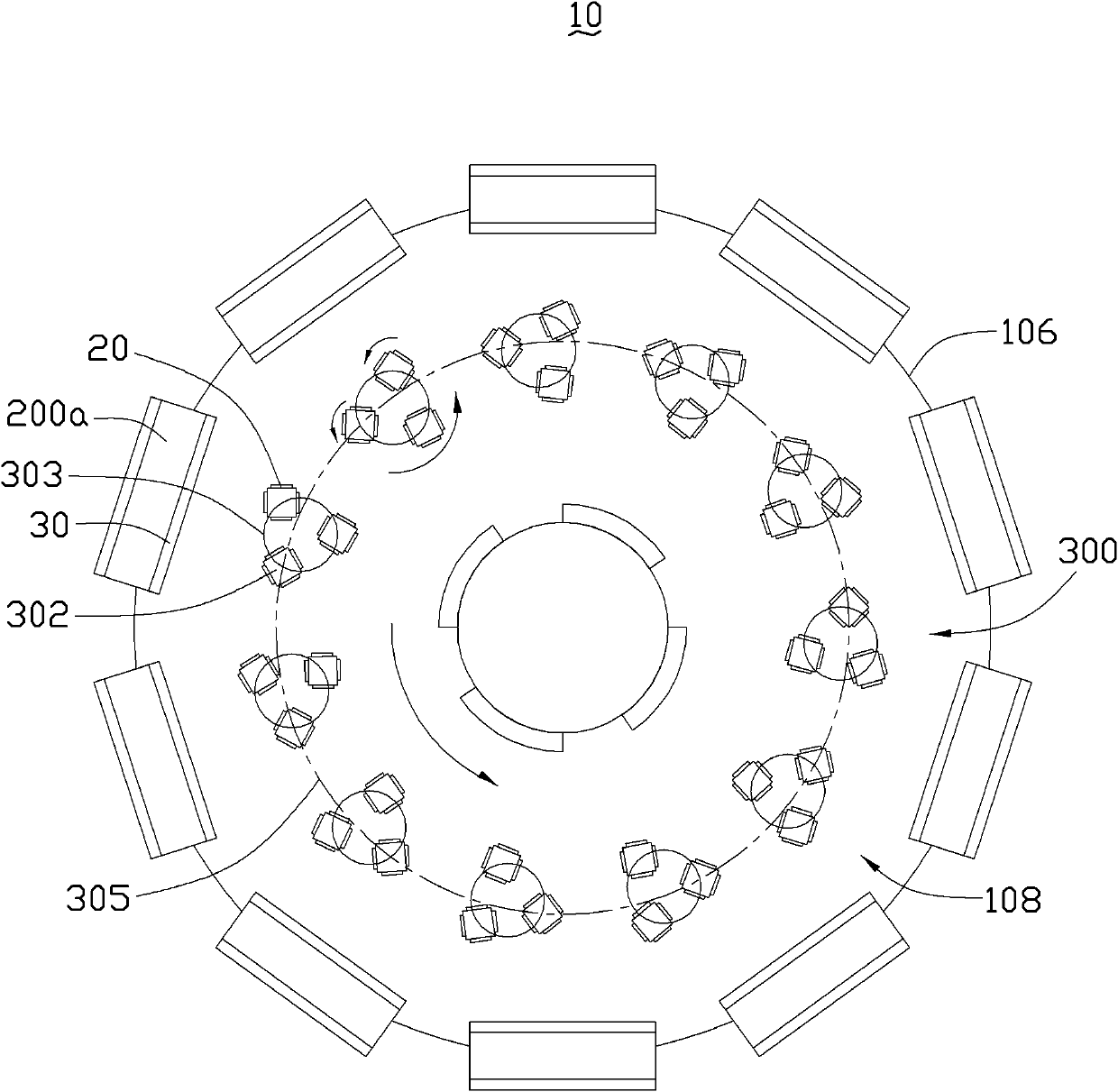 Sputtering device