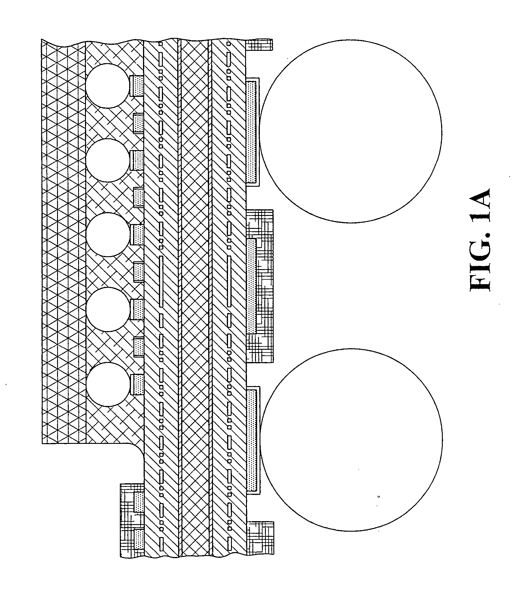 Structure and method for fine pitch flip chip substrate