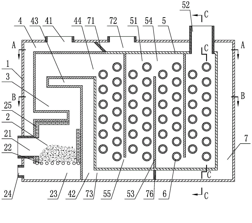 Efficient breeding warm air furnace