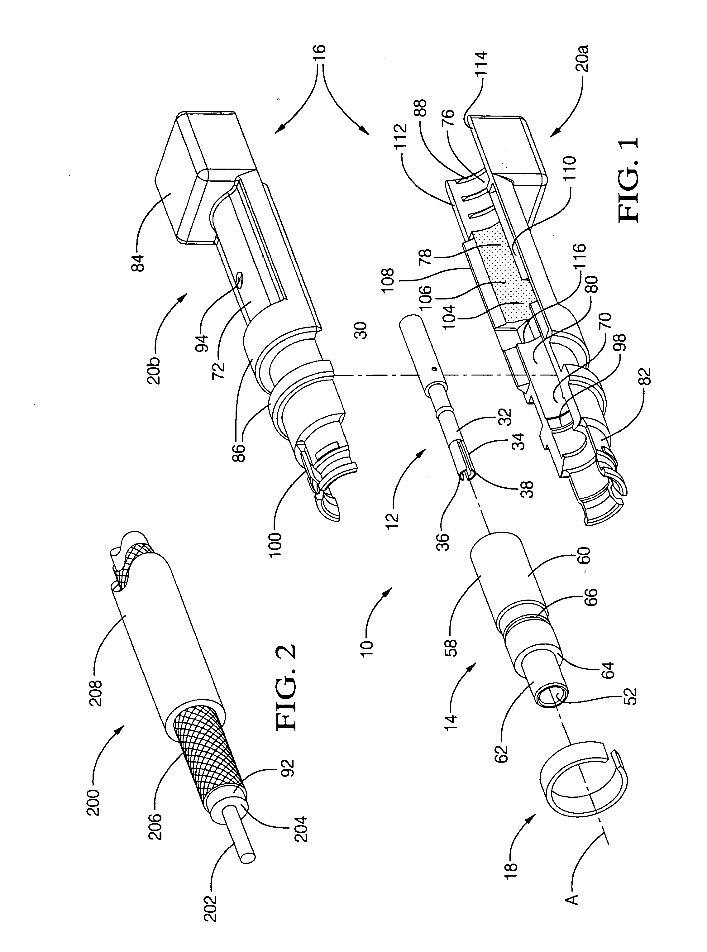 Terminal assembly for a coaxial cable