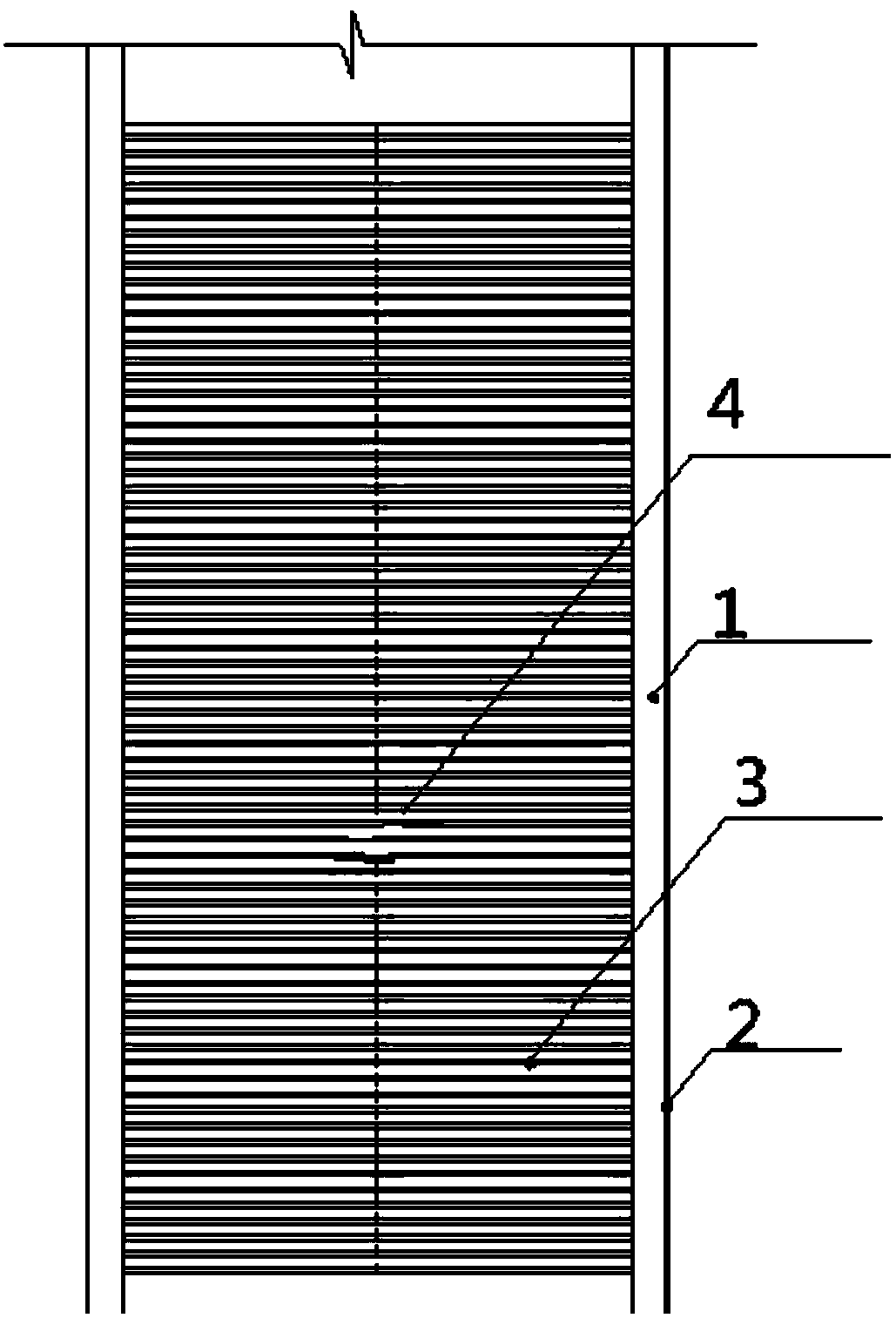 An organized drainage anti-slip and wear-resistant car ramp and its construction method