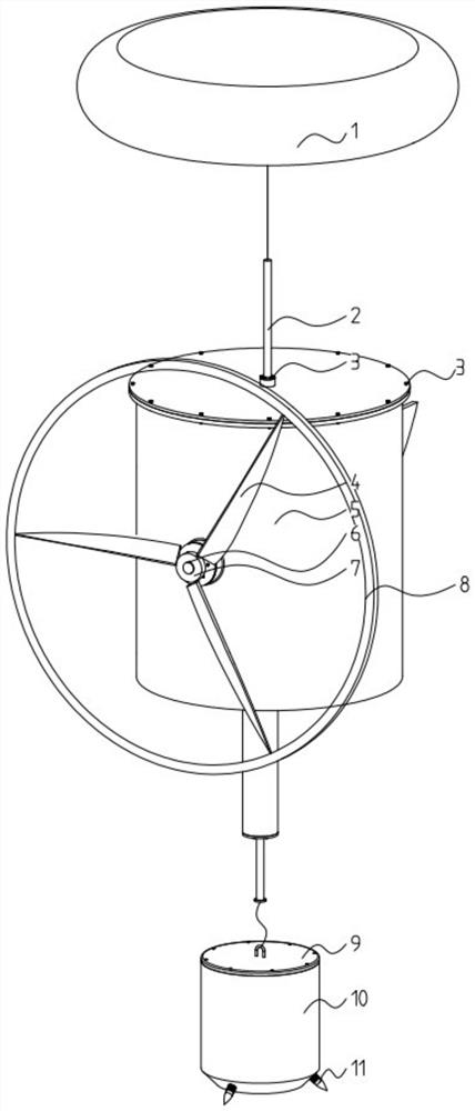 Offshore self-anchored wave power generation device