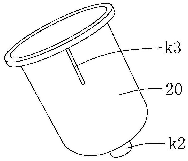 Built-in negative pressure type breast pump