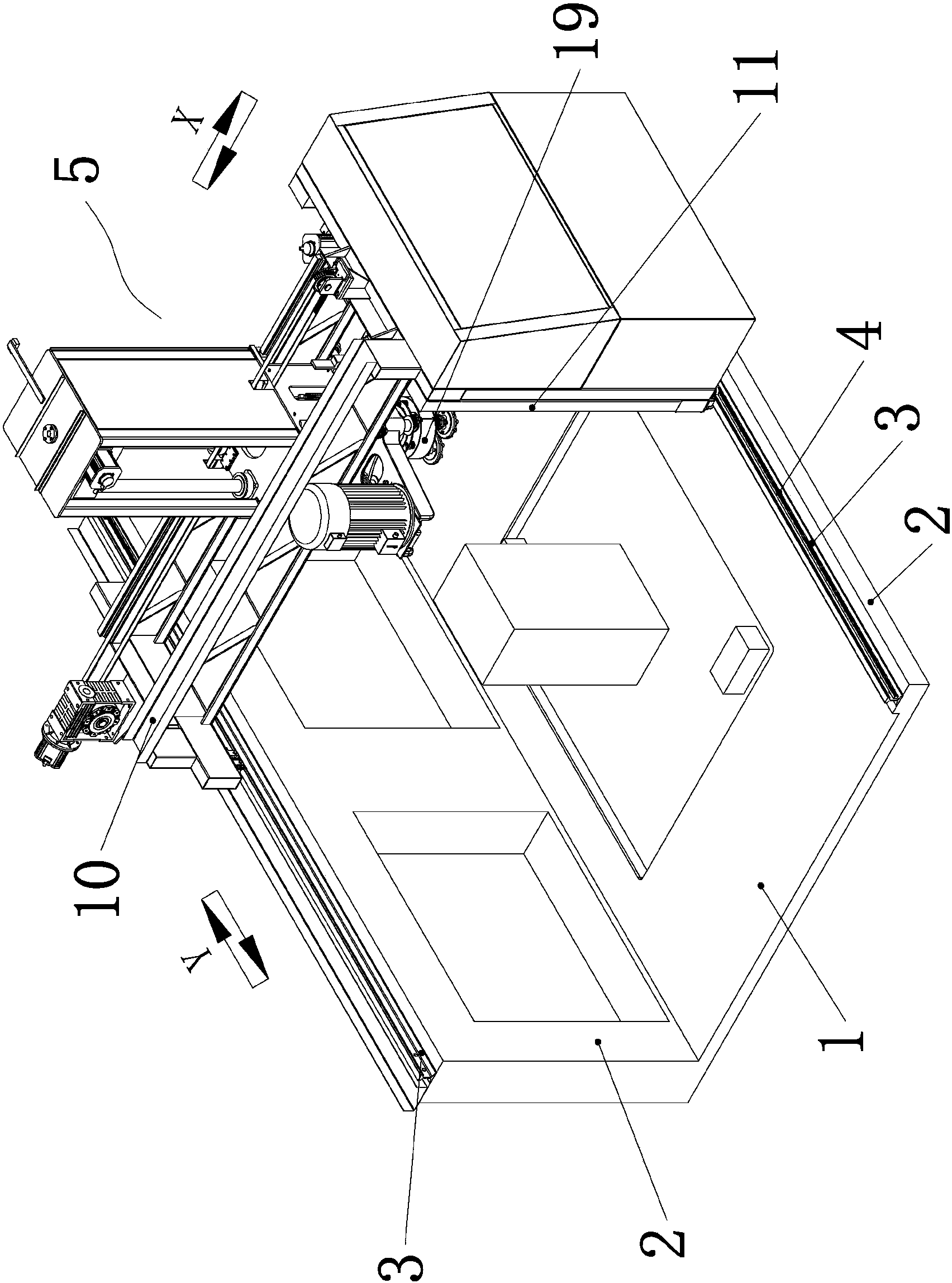 Numerical-control specially-shaped stone machining center