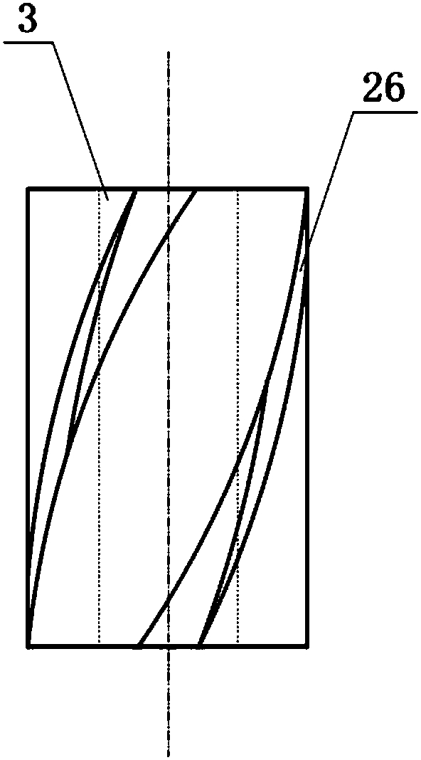 Flue gas driven waste heat recovery type absorption heat pump