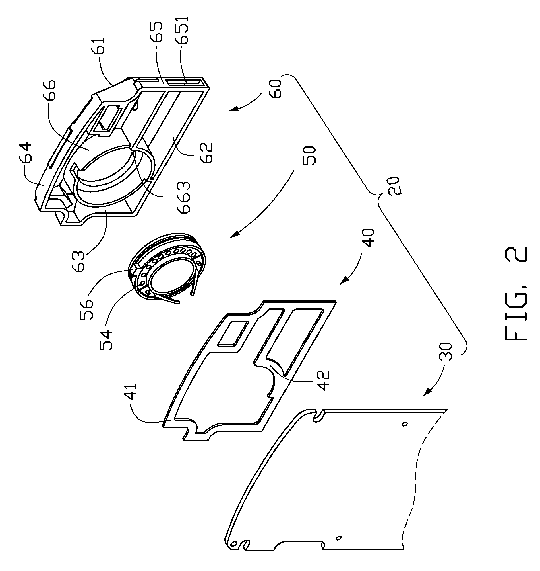 Speaker set for electronic product