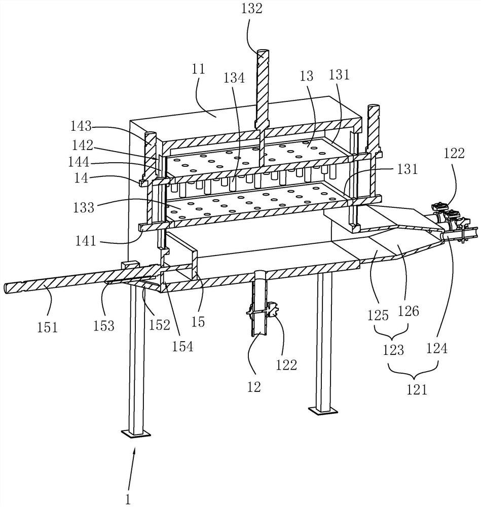 A purification and separation device for enzymes with high separation efficiency