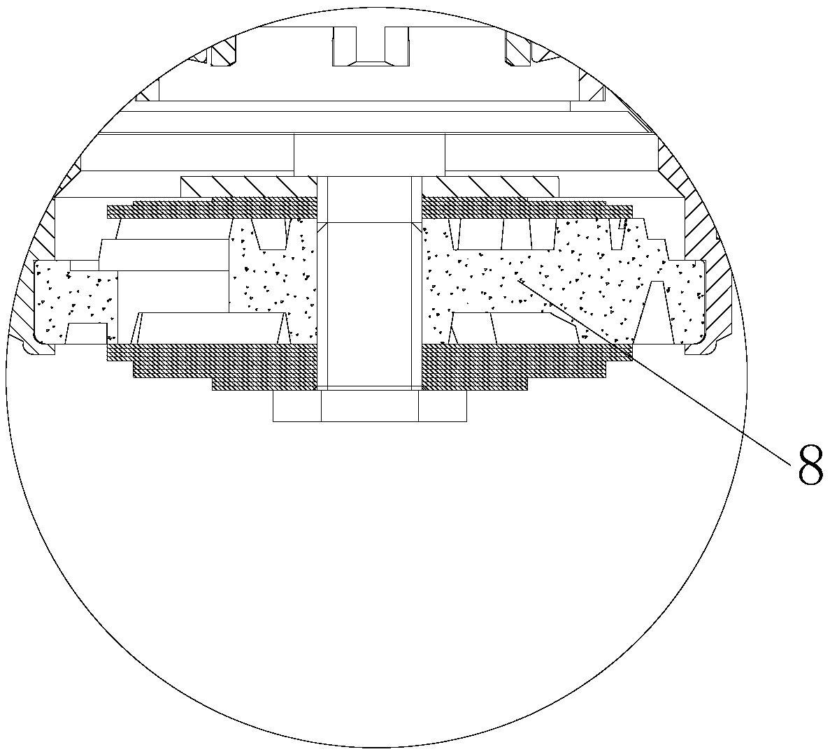 Built-in solenoid valve type variable damping shock absorber