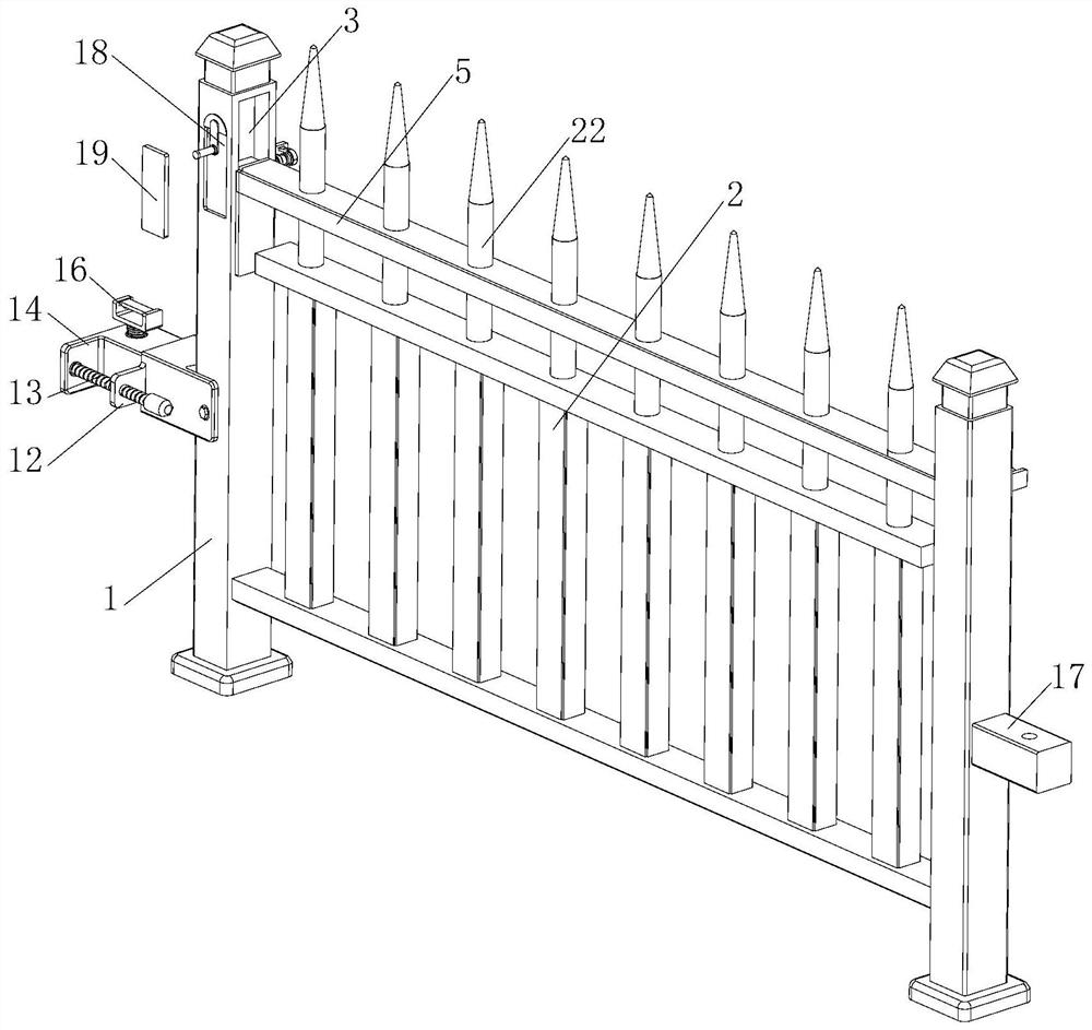 Protective guardrail for municipal isolation