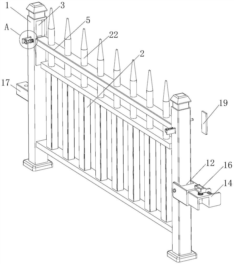 Protective guardrail for municipal isolation