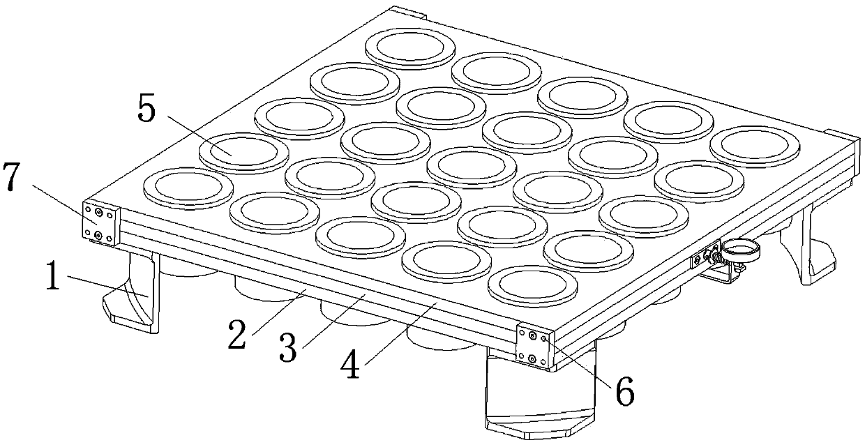 Dispensing device for LED lamp production