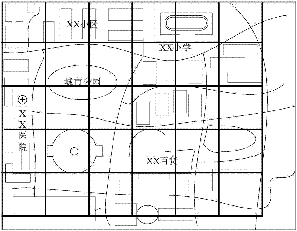 Hotspot region determination method and device based on geographic position data