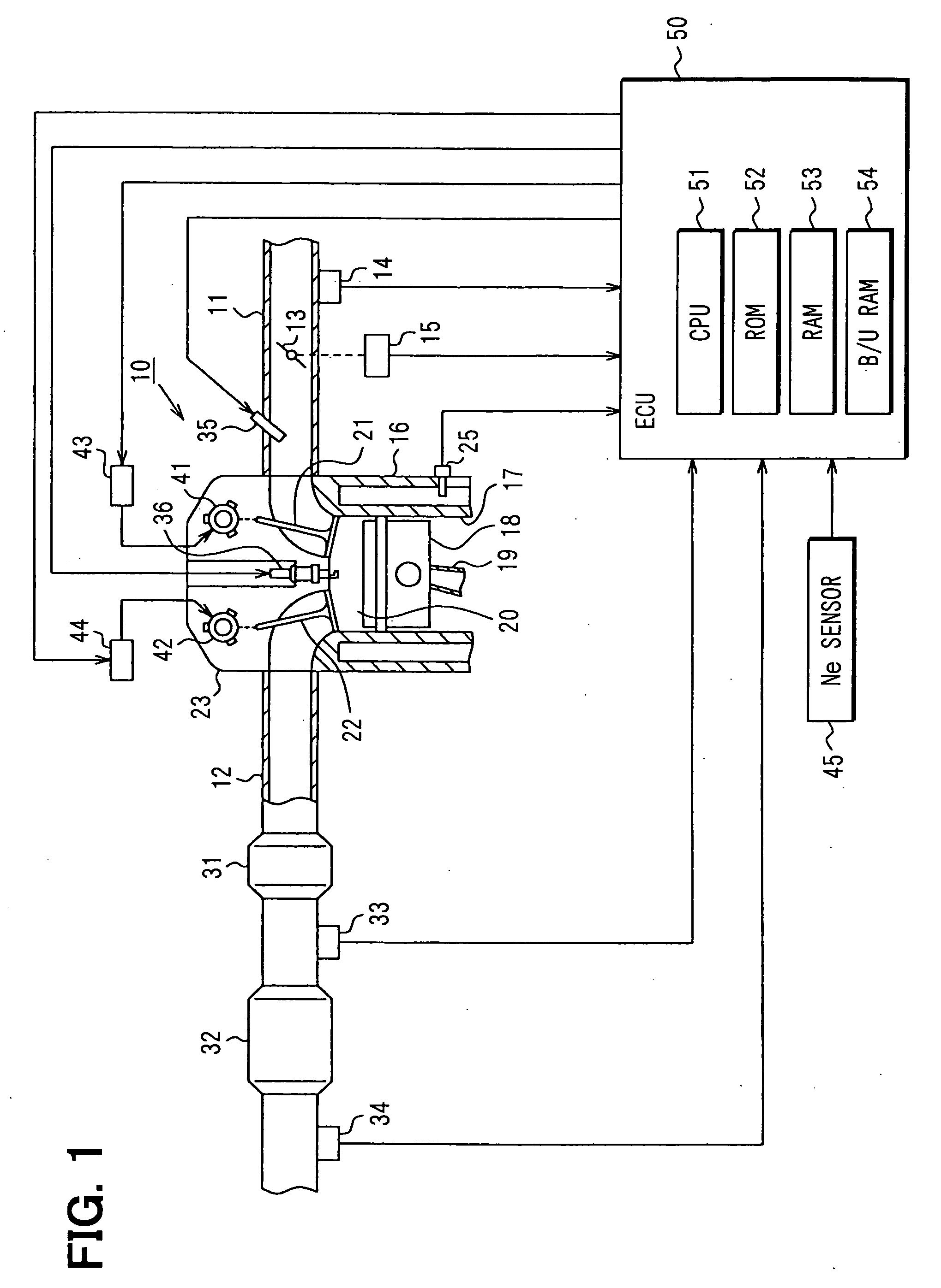 Engine combustion state detection device