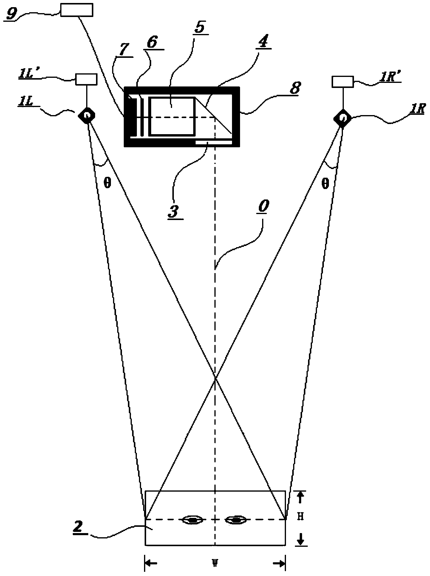 Iris recognition optical imaging module for mobile terminal security identity authentication and using method thereof