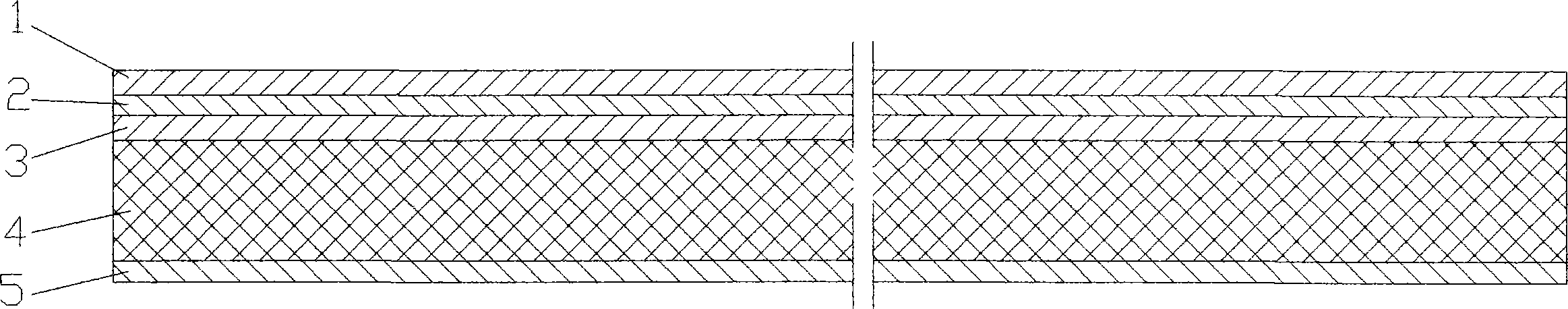 Fire retardant floor and its manufacture method