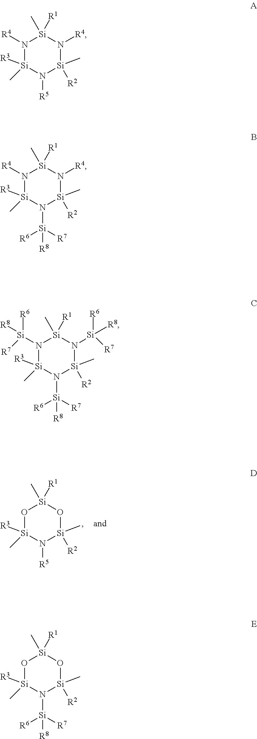 Functionalized cyclosilazanes as precursors for high growth rate silicon-containing films