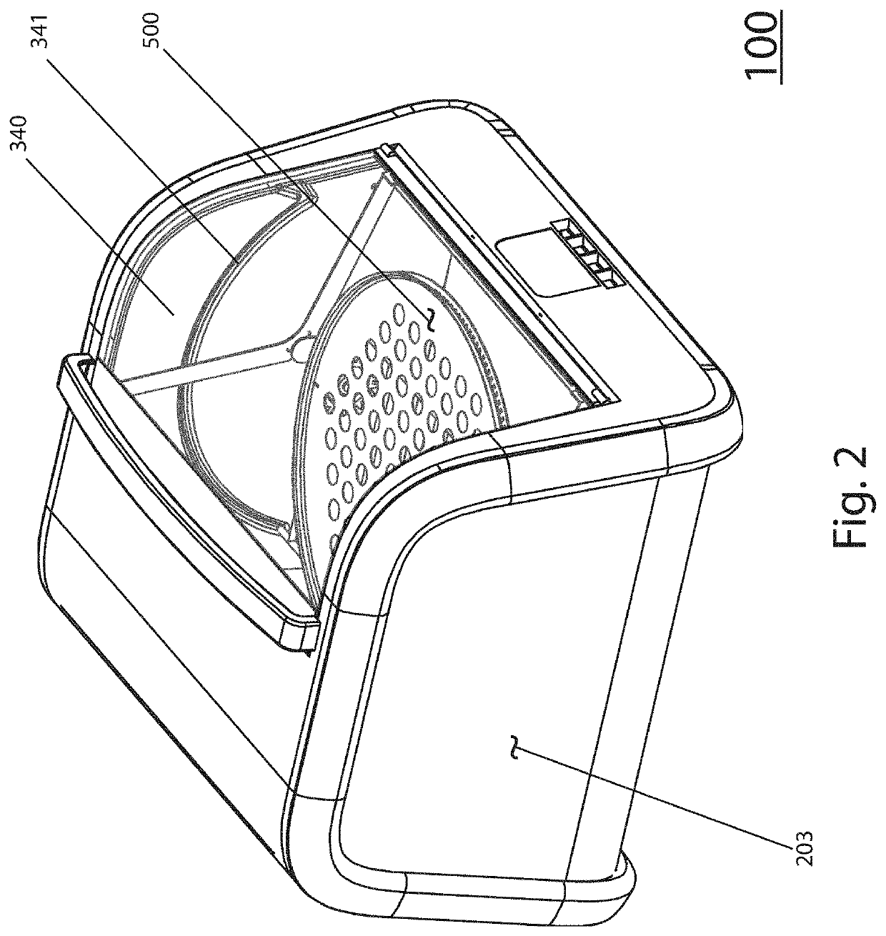 Counter top cooking appliance