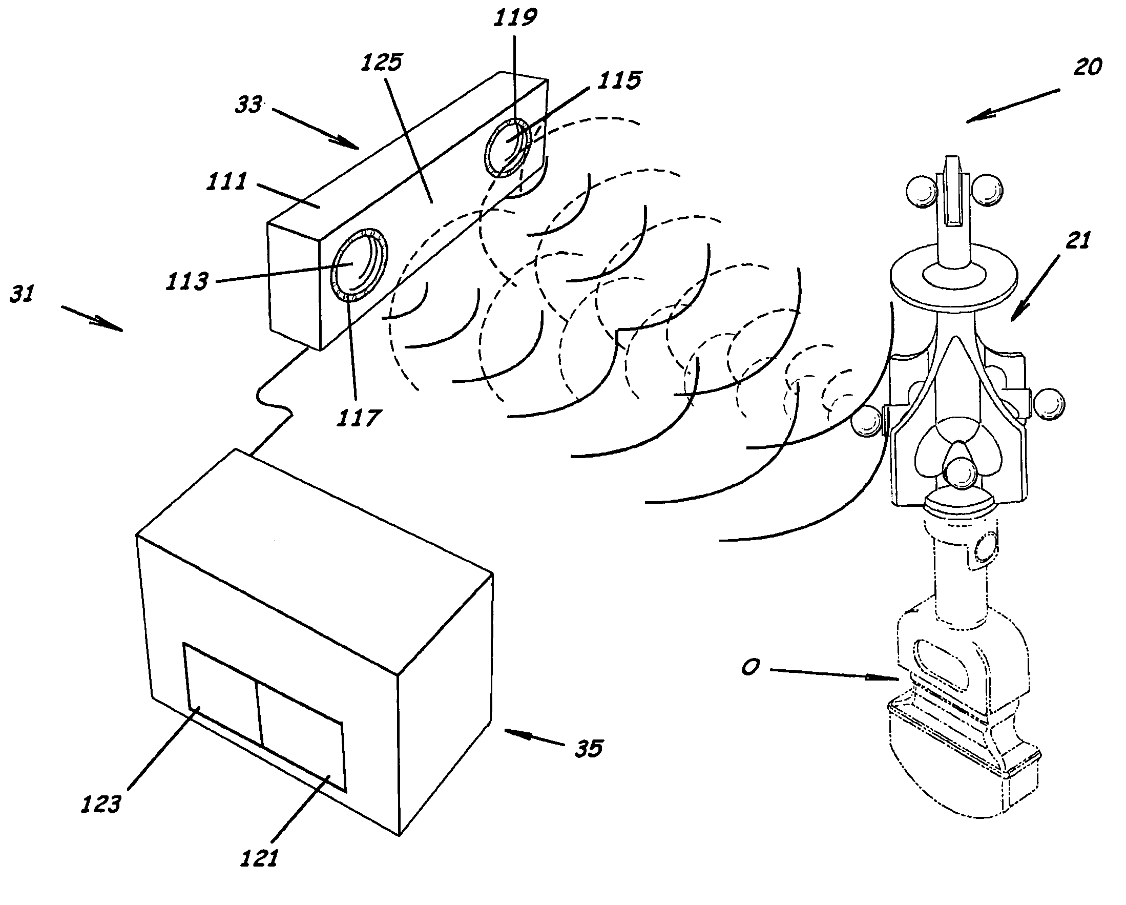 System and tracker for tracking an object, and related methods