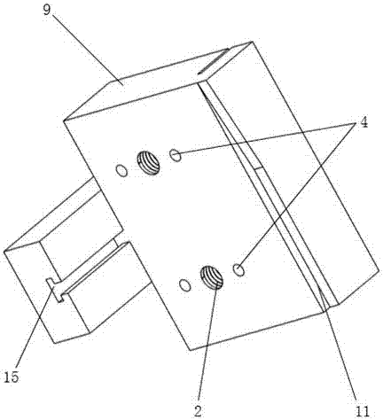 Adjustable fixture of wire-cut electrical discharge machine tool