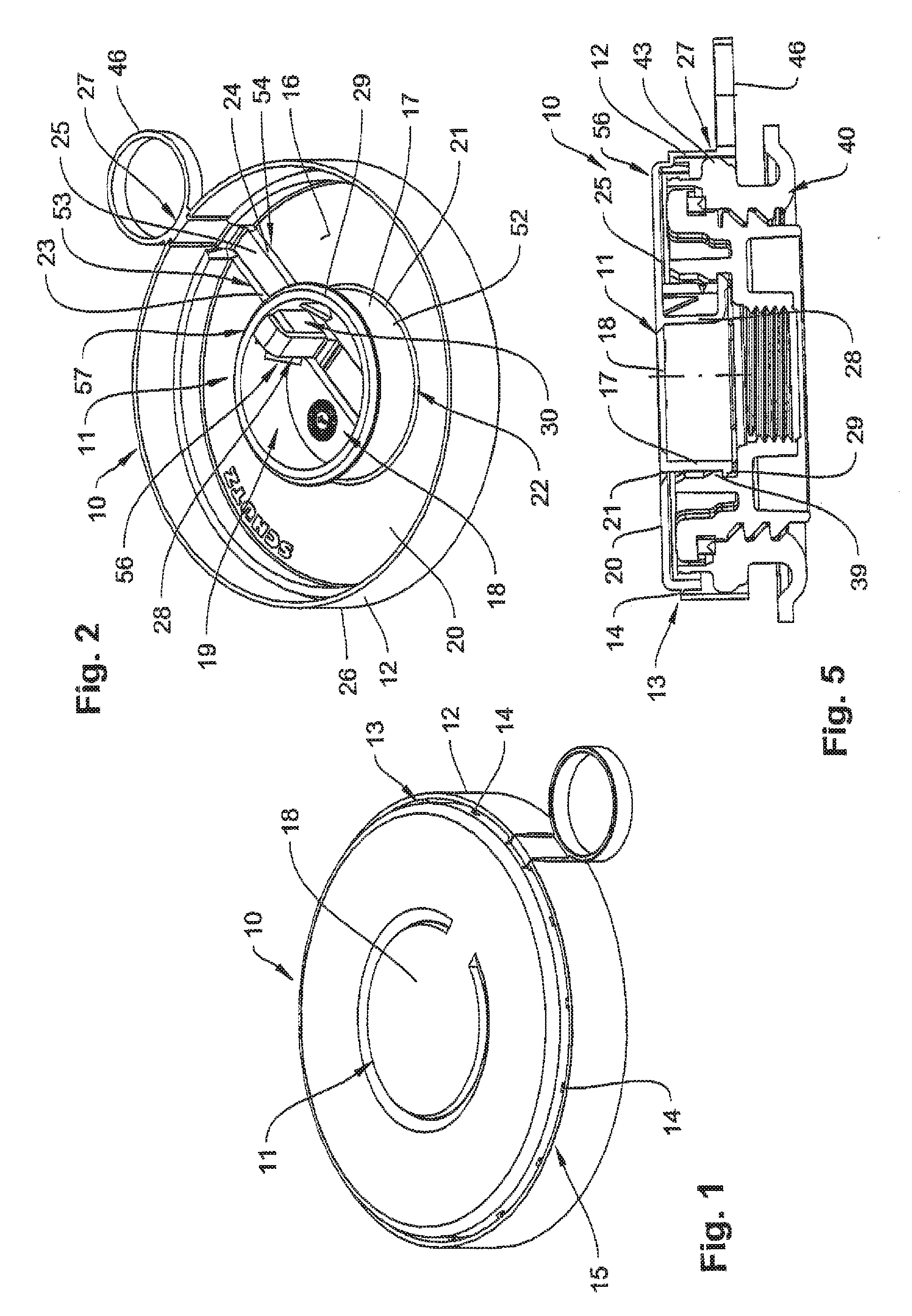 Seal cap for container closure