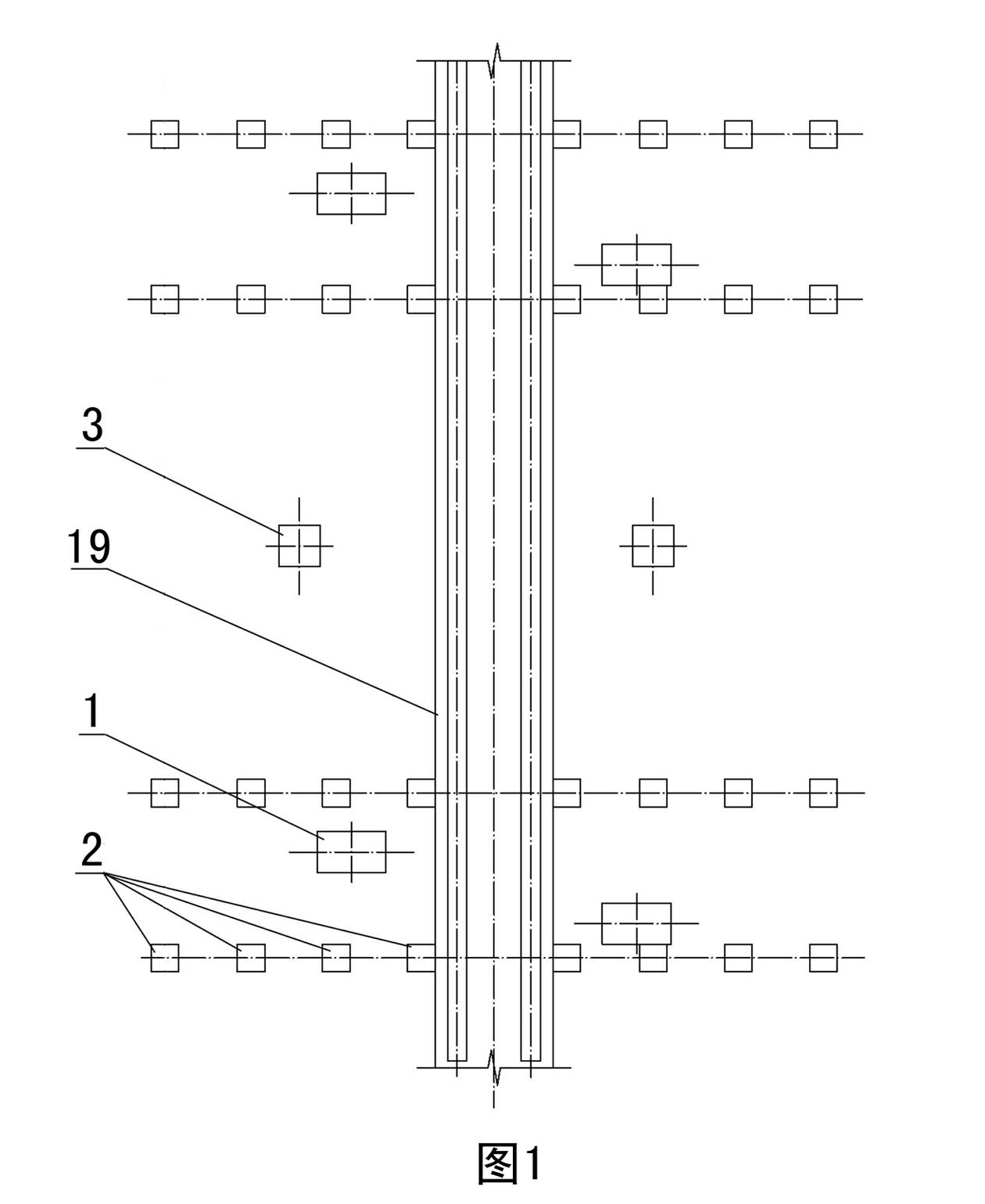 Hydraulic device for moulding board of precast beam