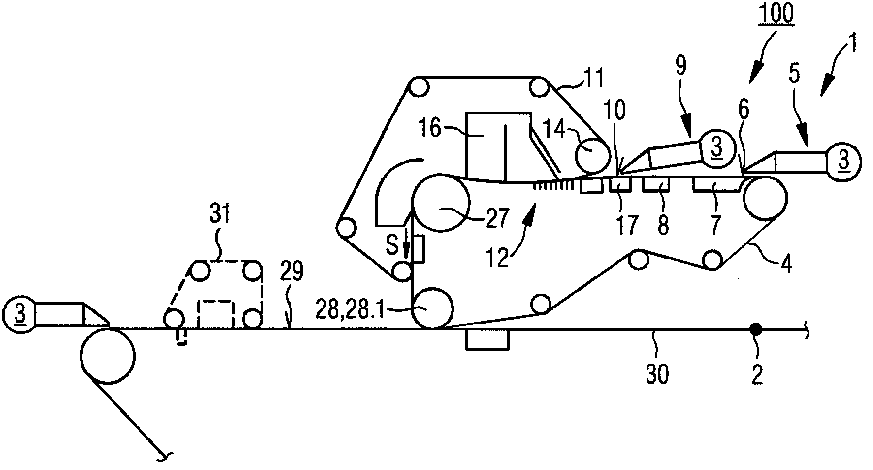 Sheet-forming device