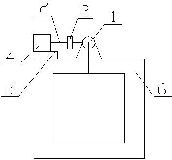 Grinding head lifting counterweight device of steel grinding machine