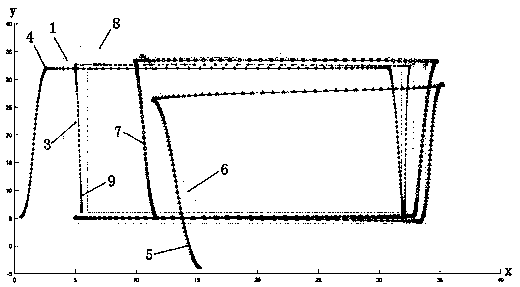 Indoor positioning method for assisting in inertial navigation array based on map information