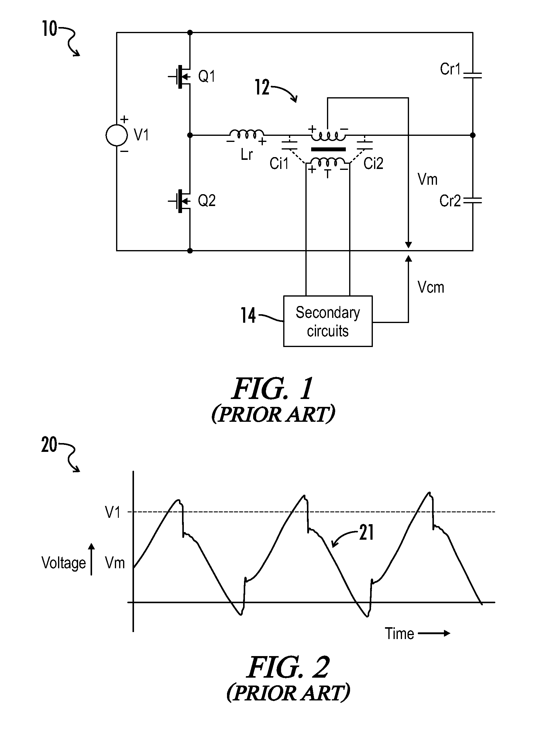 Circuit and method for managing common mode noise in isolated resonant DC-DC power converters