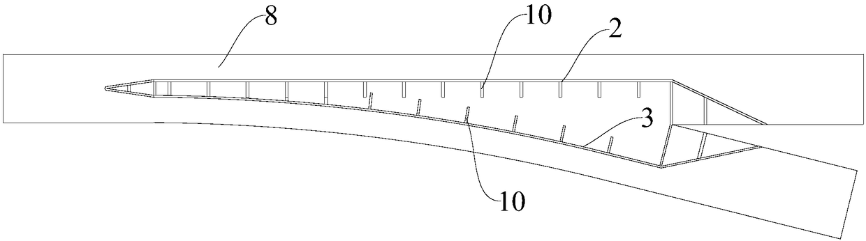 Train active-guiding-type suspension monorail turnout system