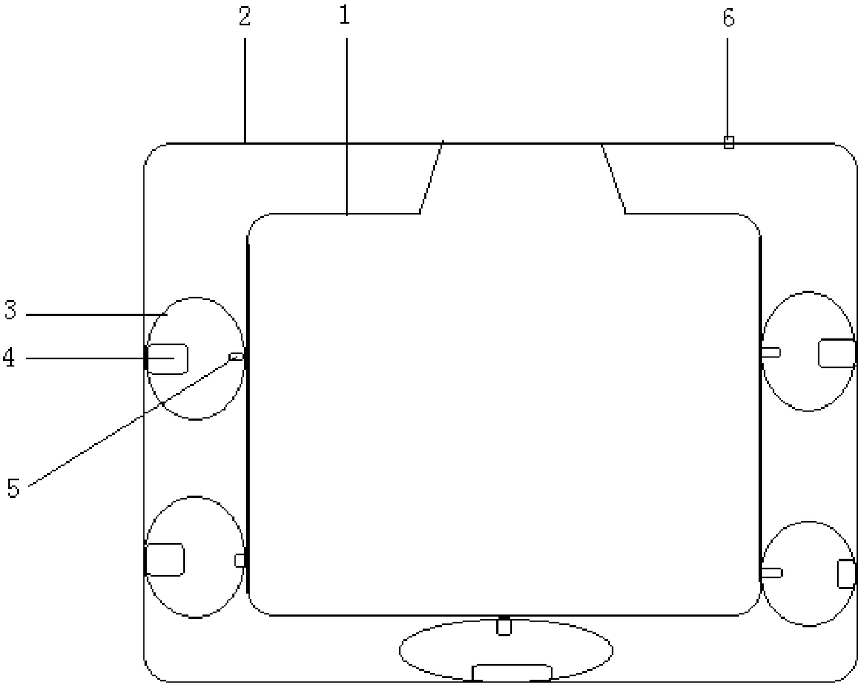 Inflatable packaging structure for plastic product