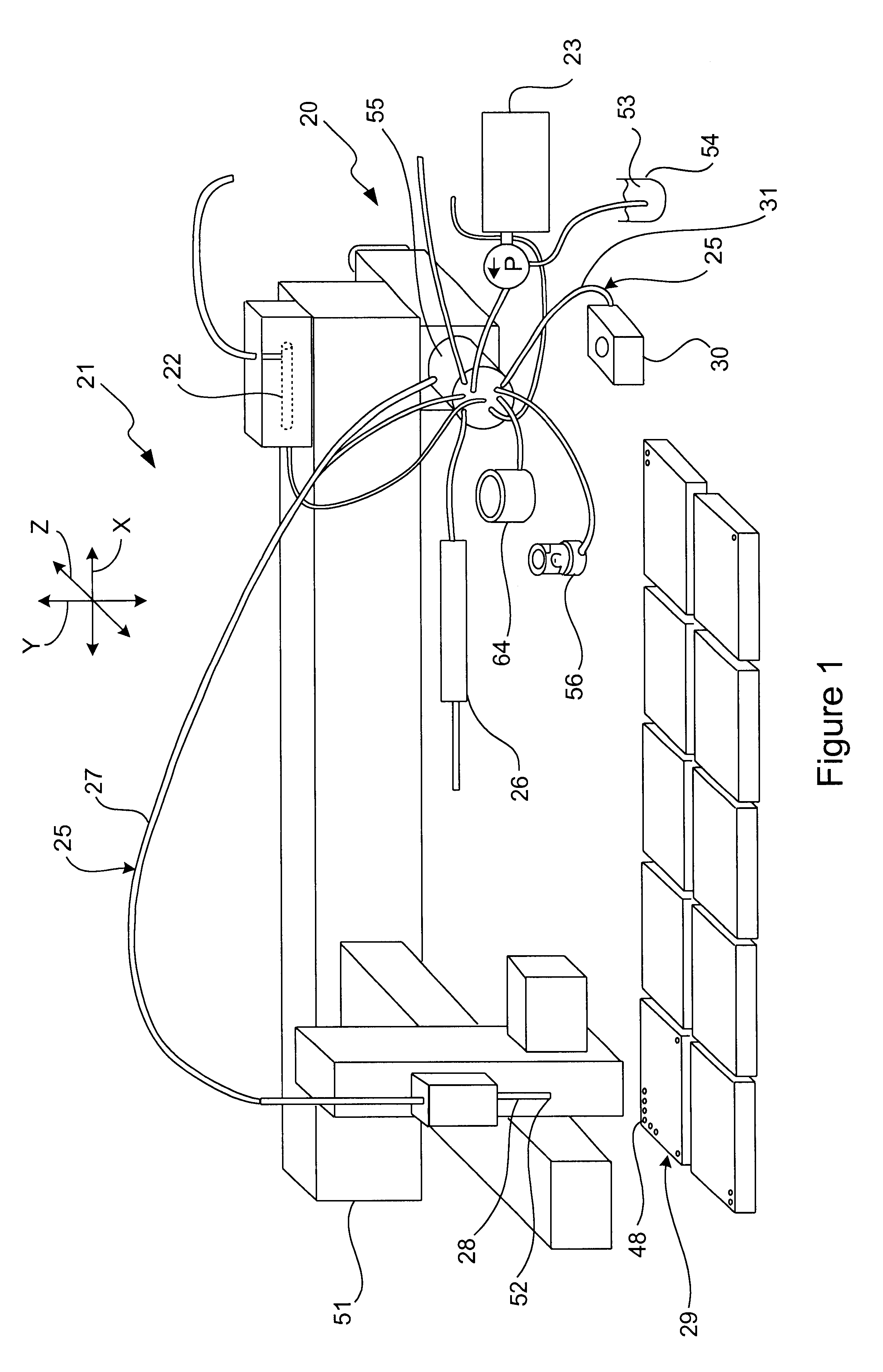 Multi-valving sample injection apparatus