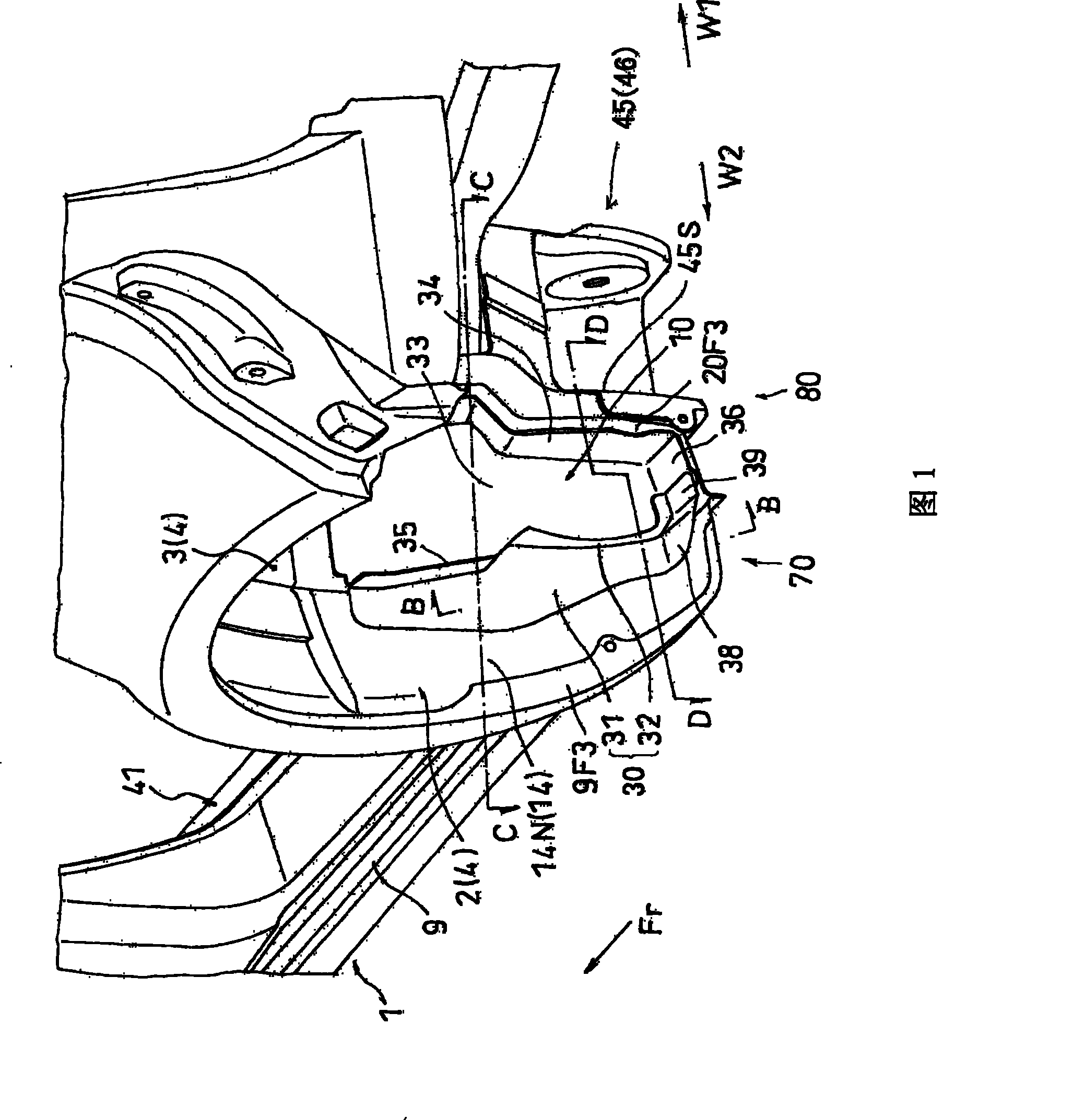 Rear vehicle body structure