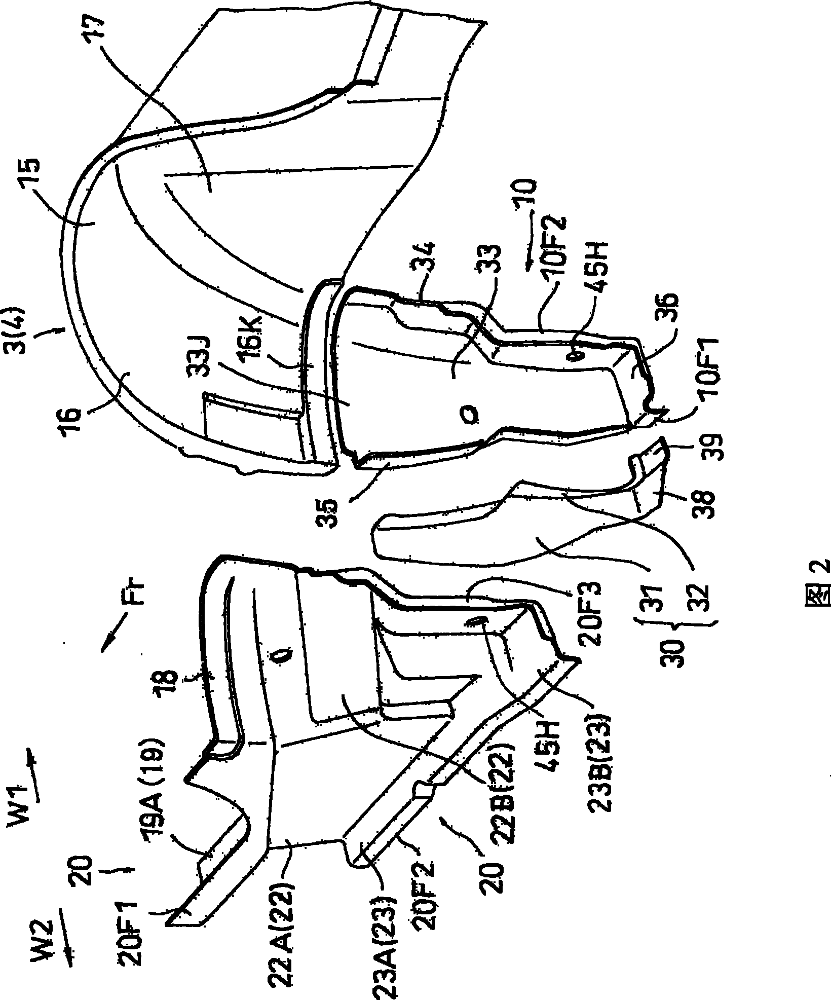 Rear vehicle body structure