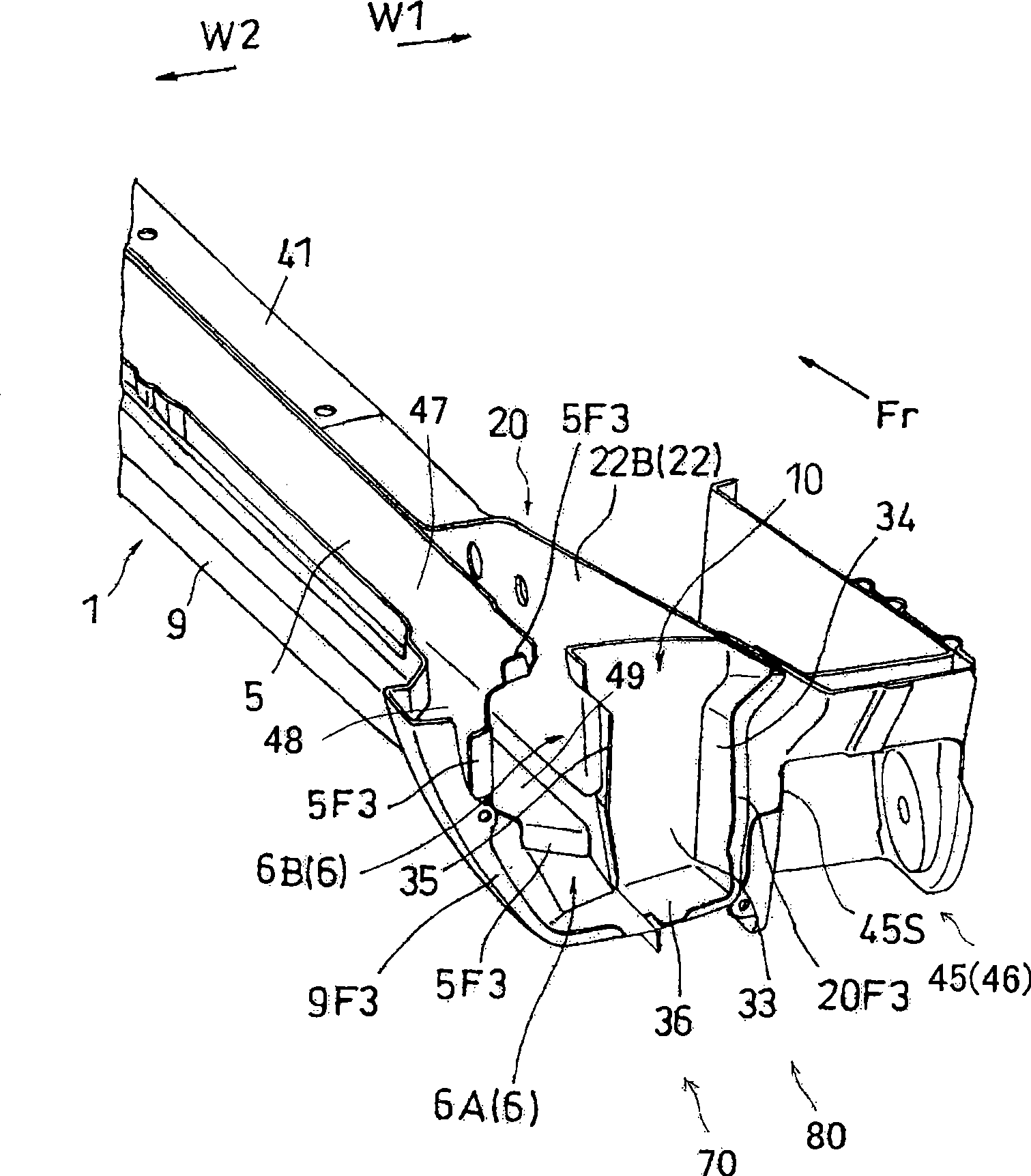 Rear vehicle body structure