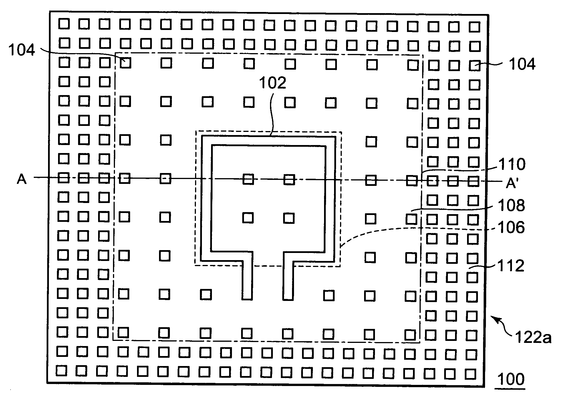 Semiconductor device having high frequency wiring and dummy metal layer at multilayer wiring structure