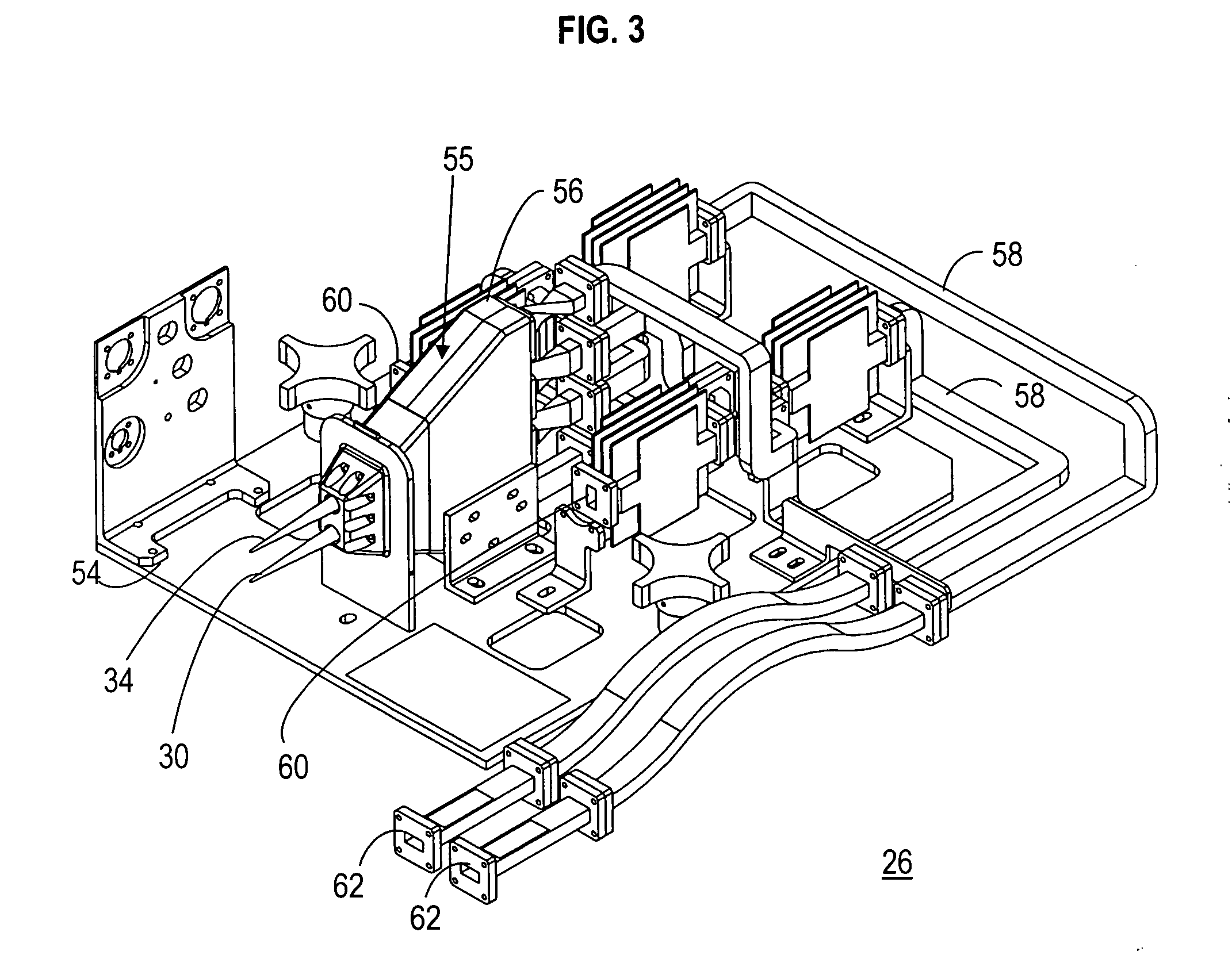 Angular diversity antenna system and feed assembly for same