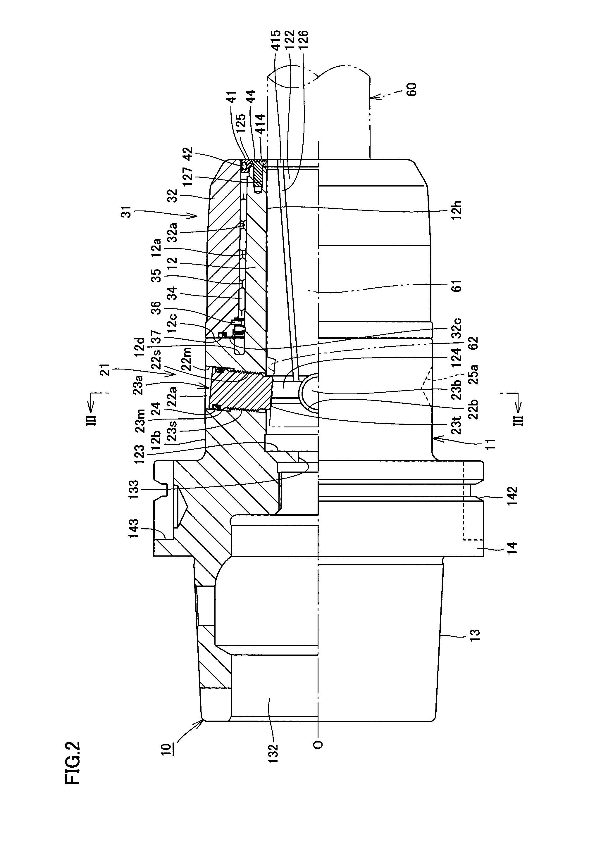 Shank Structure of End Mill and Tool Holder