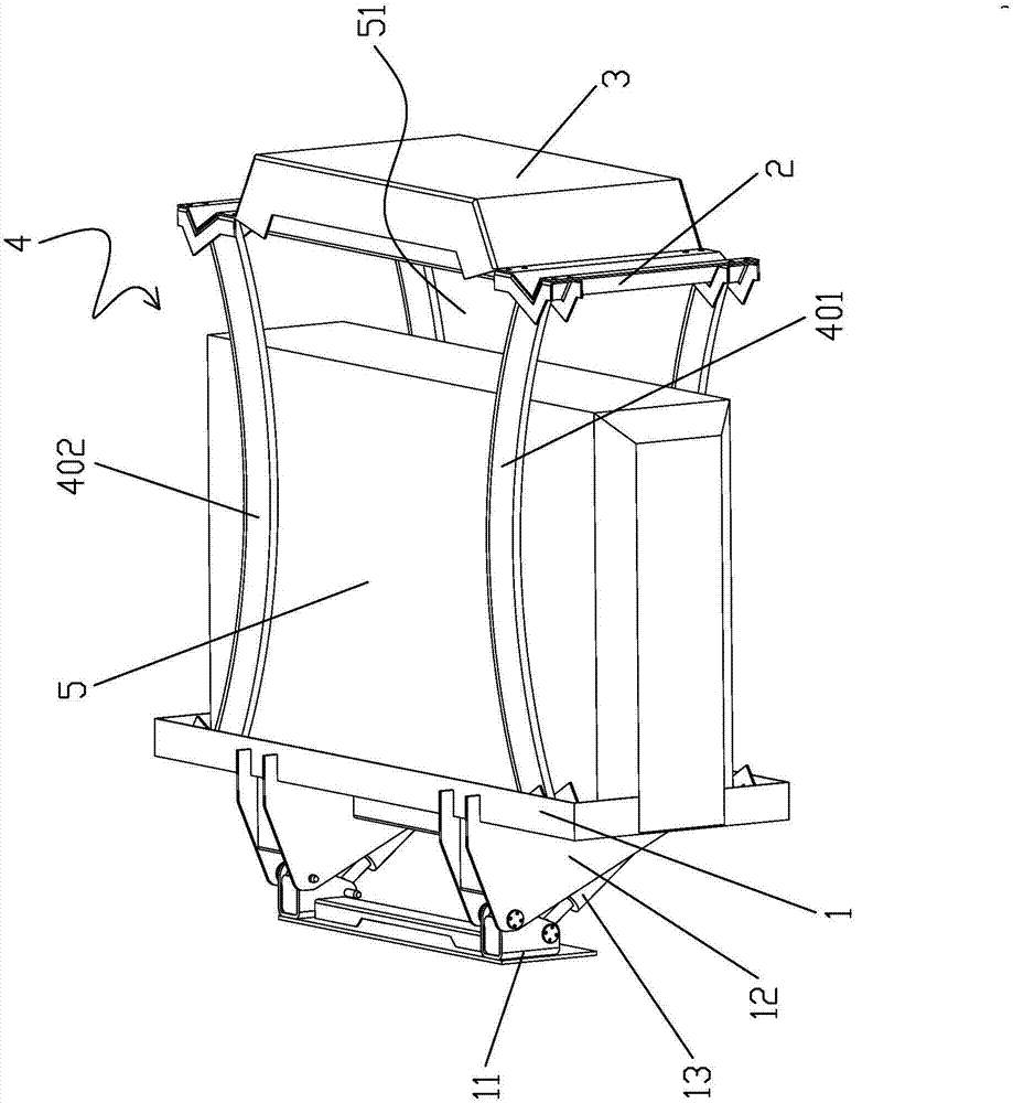 Multistage anti-collision buffer device applied to road construction vehicle and anti-collision construction vehicle