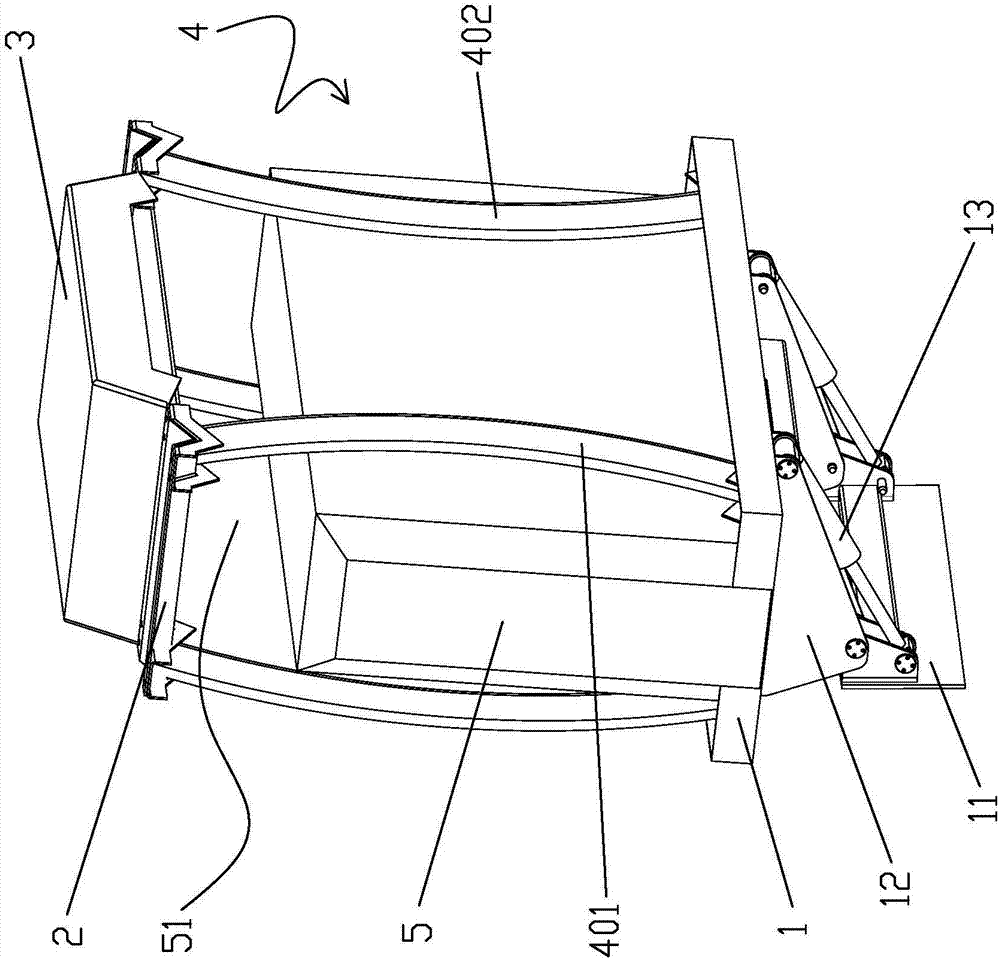 Multistage anti-collision buffer device applied to road construction vehicle and anti-collision construction vehicle