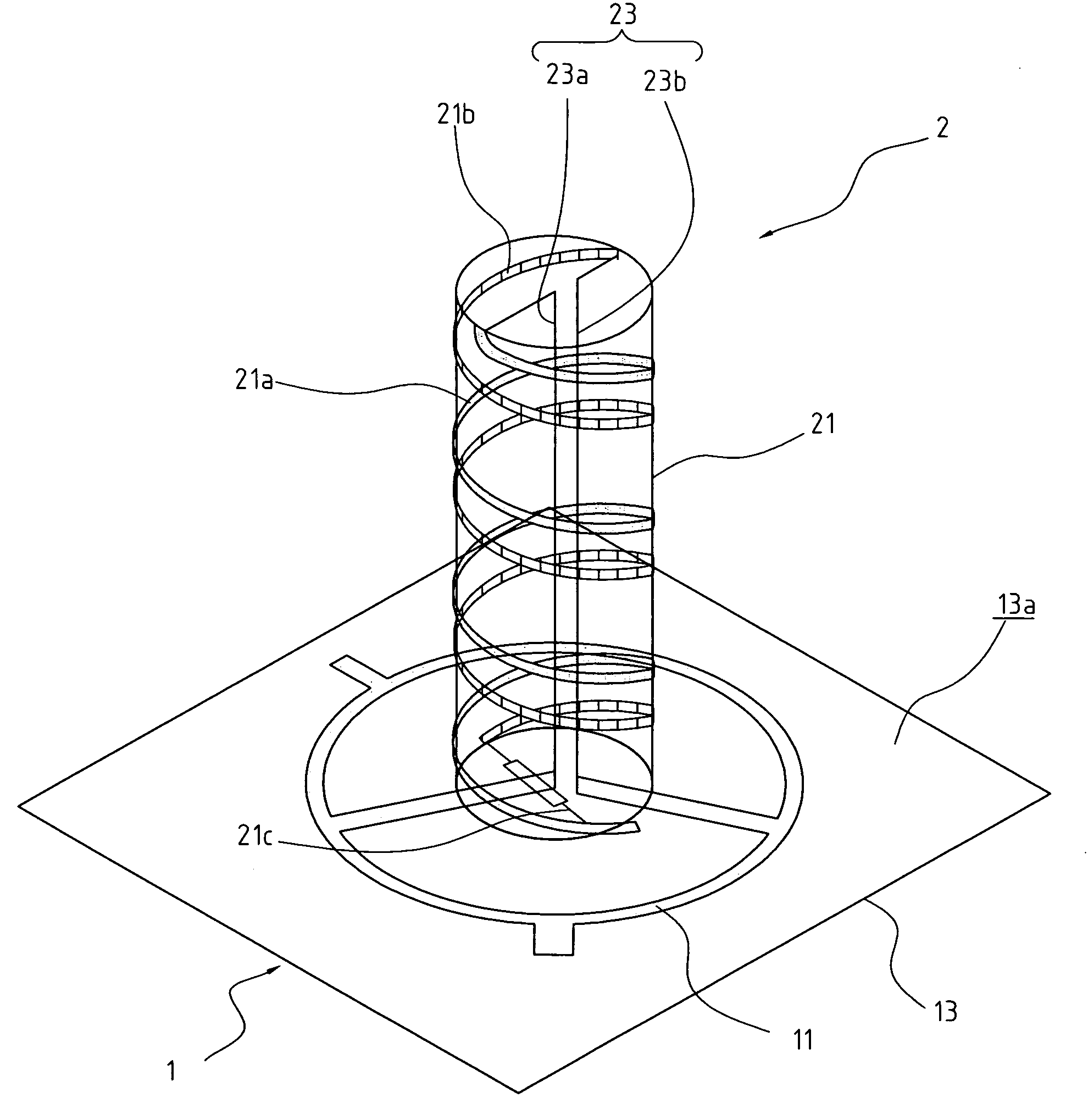 Bifilar helical antenna