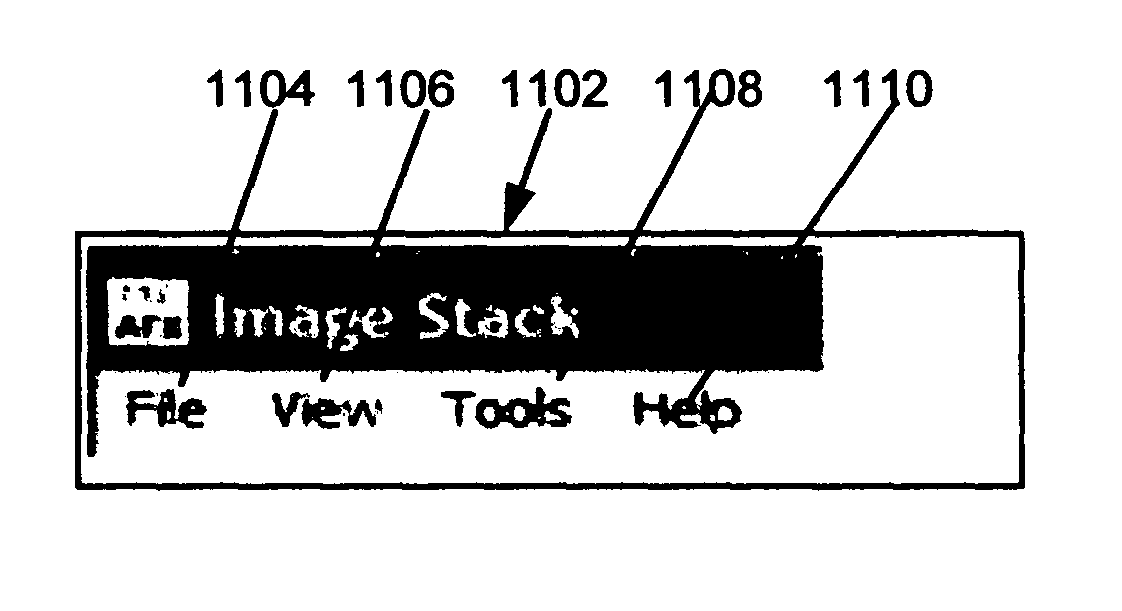 System and method for image editing using an image stack