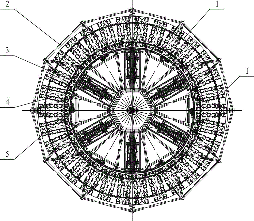 A rotating car storage ring device for three-dimensional garage