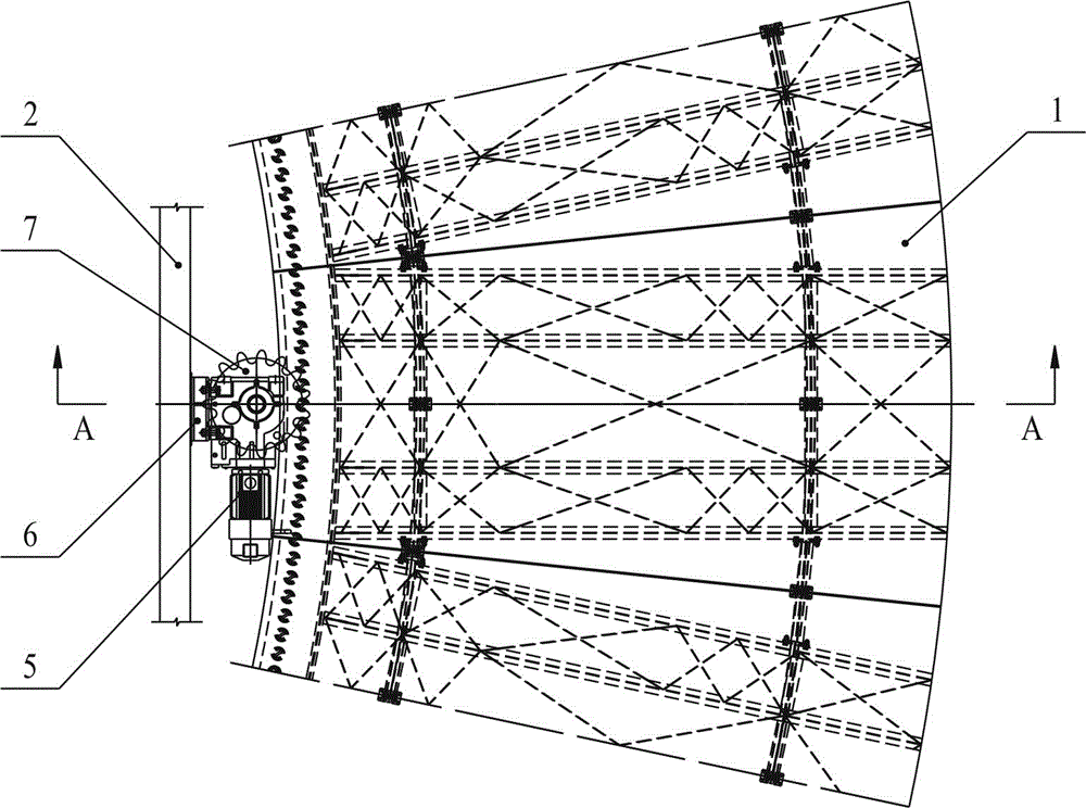 A rotating car storage ring device for three-dimensional garage