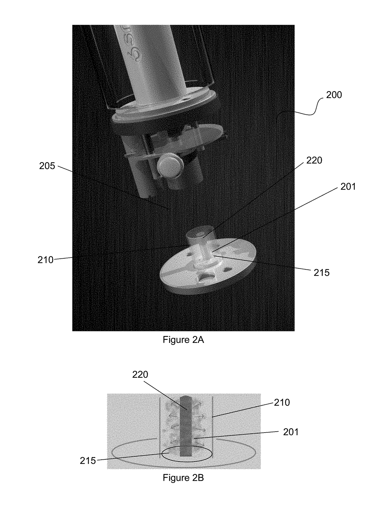 Inhalation device with heating, stirring and leak preventing components